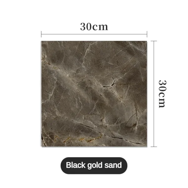 S9360ea0db79846788de414ccf802feb9C 50PCS Thickened Self-adhesive Decor Wall Sticker Marble Tile Floor Sticker PVC Waterproof Toilet Kitchen Home Floor